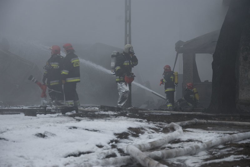 Pozar po zderzeniu pociągów
Pozar po zderzeniu pociągów