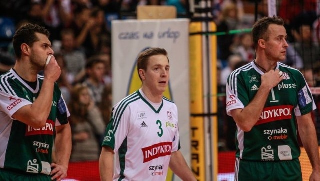 Michał Żurek (nr 3) przed transferem do Rzeszowa mógł zasięgnąć opinii Piotra Łuki (z lewej) i Macieja Dobrowolskiego, byłych zawodników Asseco Resovii.