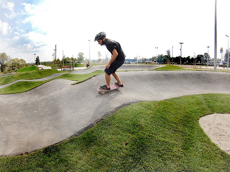 W Nowym Sączu powstał największy pumptrack w UE [ZDJĘCIA]