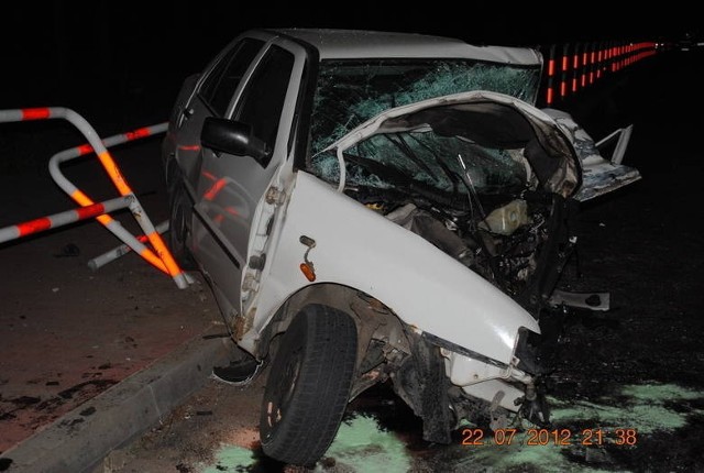 Śmiertelny wypadek w Okunince, 22 lipca 2012.