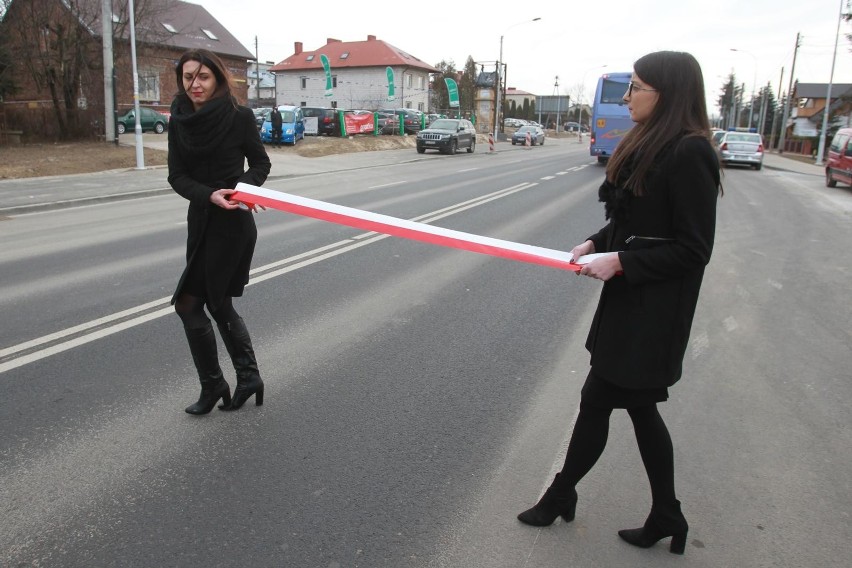 Otwarcie przebudowanej alei Sikorskiego w Rzeszowie.