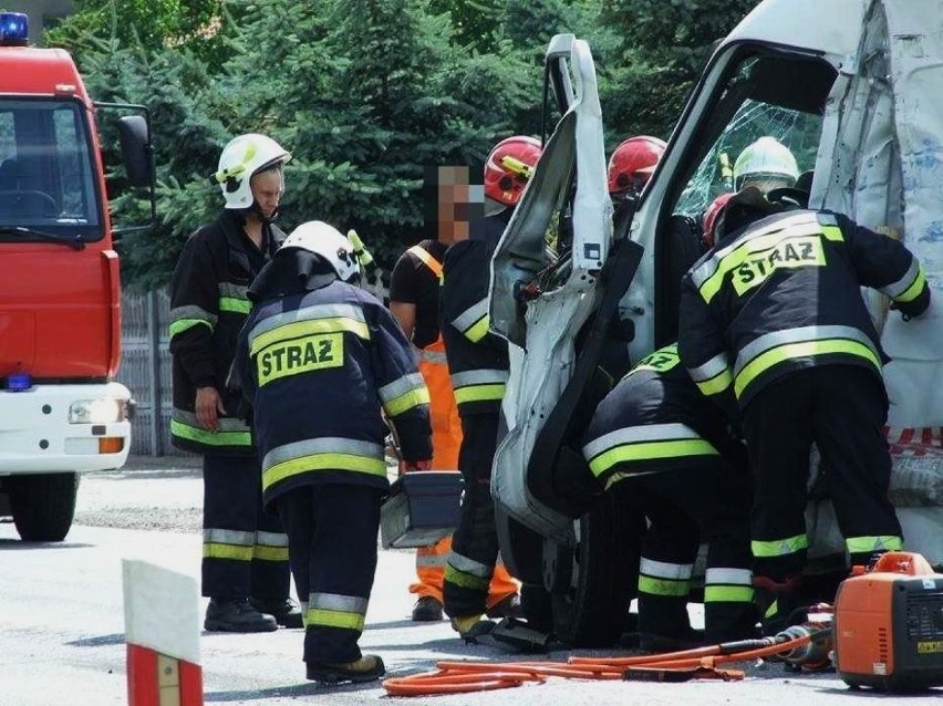 Do groźnej kolizji doszło w środę na drodze krajowej nr 36 w...