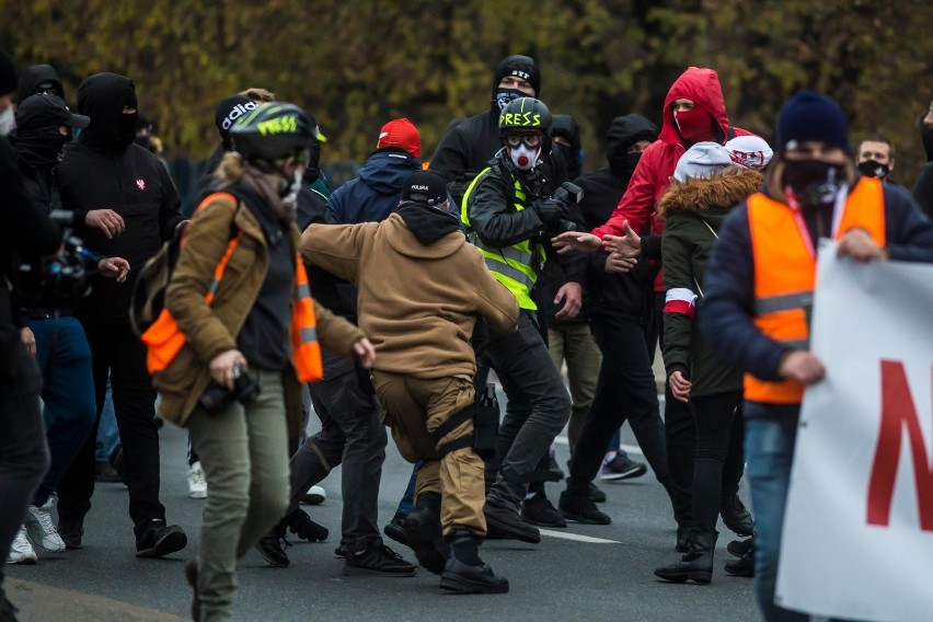 Marsz Niepodległości w Warszawie 11.11.2020