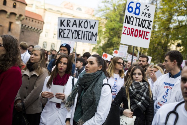Protest rezydentów trwał pięć miesięcy. Wzięło w nim udział kilka tysięcy medyków z całej Polski