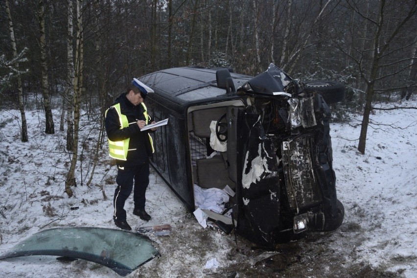 Śmiertelny wypadek w gminie Szczerców. Nie żyje 39-latek