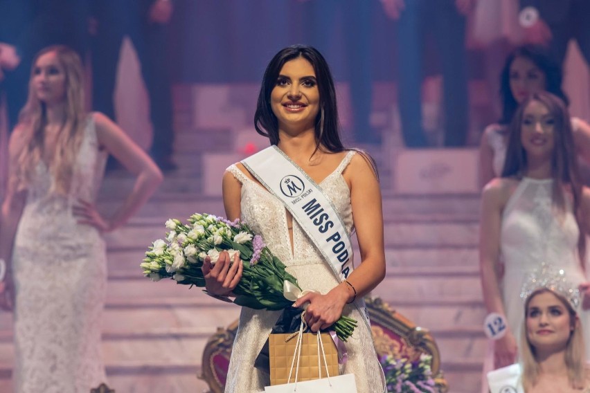 Aleksandra Drężek - Miss Podlasia 2019 - podczas gali w...