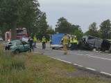 Wypadek na krajowej "20" w okolicy Czaplinka. Nie żyje jedna osoba [zdjęcia] 