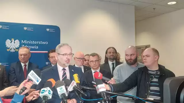 Minister Adam Niedzielski w Łodzi. Więcej na kolejnych zdjęciach