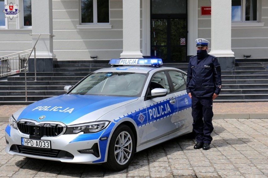 Zawyły syreny w Lublinie! Policjanci pożegnali zmarłego na służbie kolegę