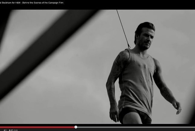 David Beckham (fot. screen z youtube.com)
