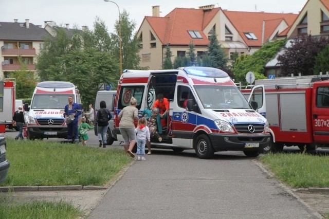 Wrocław, Pożar przy Dokerskiej, 08.06.2015