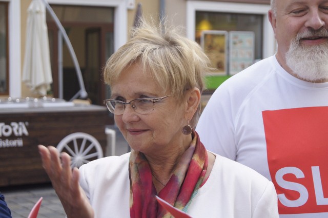 Apolonia Klepacz, kandydatka SLD, przedstawiła pakiet propozycji dla seniorów