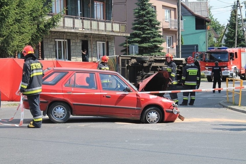 Wypadek w Niegownicach: Do tego tragicznego w skutkach...
