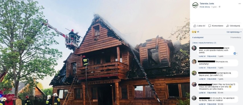 Tak wygląda Tatarska Jurta po pożarze
