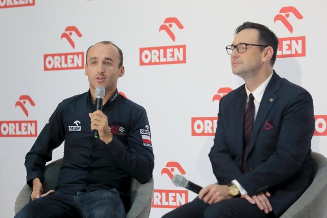 Robert Kubica i Daniel Obajtek