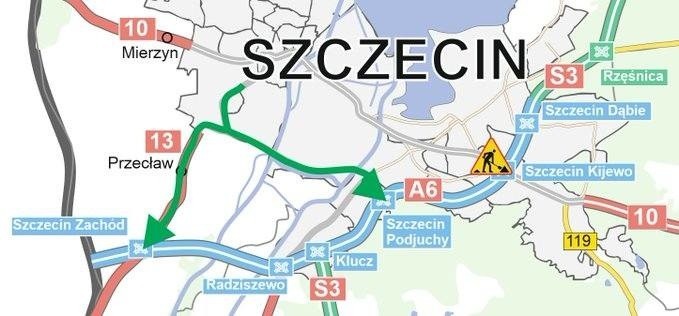 To będzie paraliż na wyjeździe ze Szczecina? Rusza remont jezdni DK10 przy węźle Kijewo