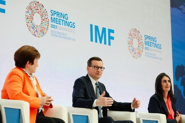 Premier Mateusz Morawiecki w Międzynarodowym Funduszu Walutowym