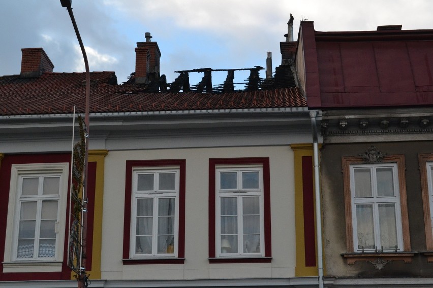 Pożar wybuchł na poddaszu w Bielsku-Białej