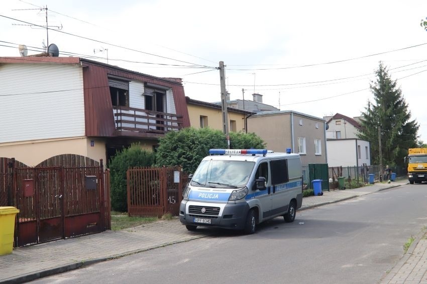 Śmiertelny pożar na Basenowej - zginęła kobieta, jej syn - ciężko ranny