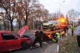 Seat zderzył się peugeotem w Kędzierzynie-Koźlu