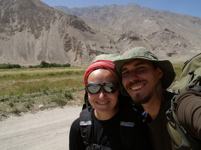 Ada i Maciej w Afganistanie