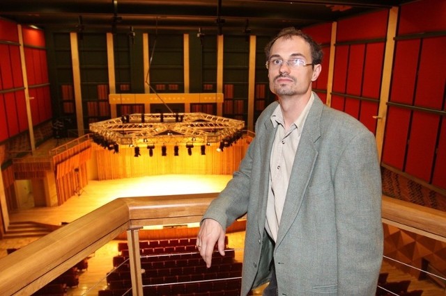 Sala Koncertowa to największa duma kierownika budowy Mariusza Oparcika.
