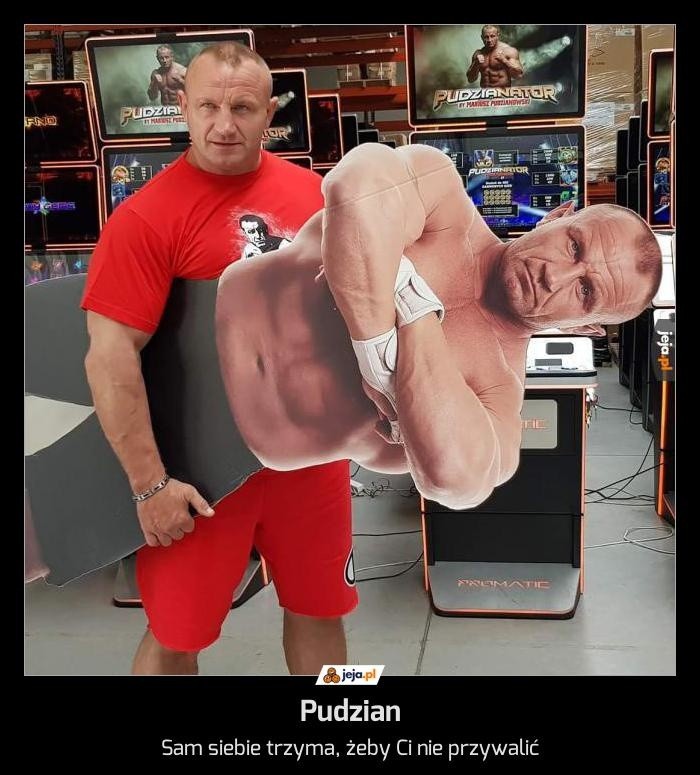 Mariusz Pudzianowski MEMY. Na KSW 70 "Pudzian", zawodnik MMA i były strongman, powalczy z Materlą