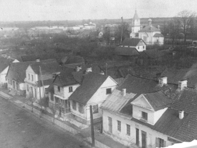 31 marca 1944 roku. Zdjęcie zrobione przez wycofujących się z  Choroszczy Niemców.