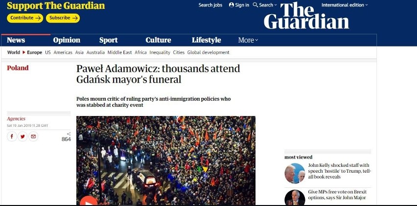 The Guardian podkreśla, że w uroczystościach związanych z...