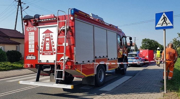 Śmiertelne potrącenie pieszego na DK 60 w miejscowości Żurawieniec. Mężczyzna zmarł na miejscu