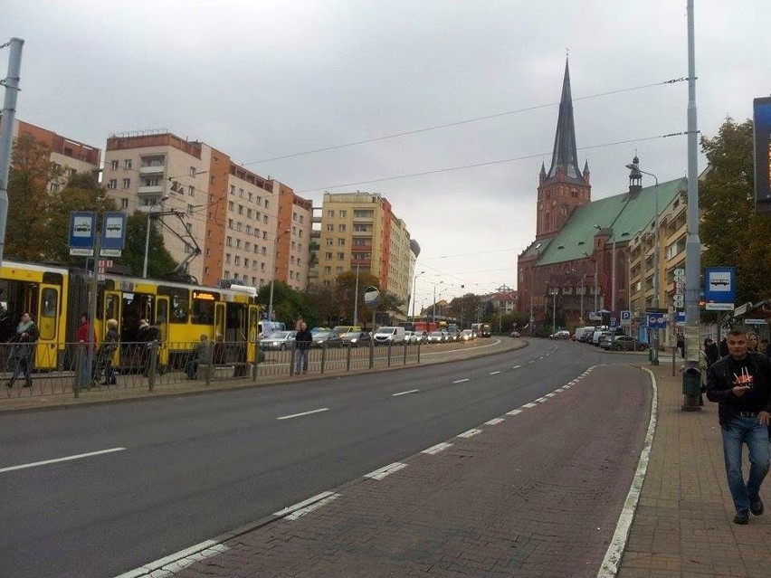 Kolizja na ul. Gdańskiej. Tworzą się korki