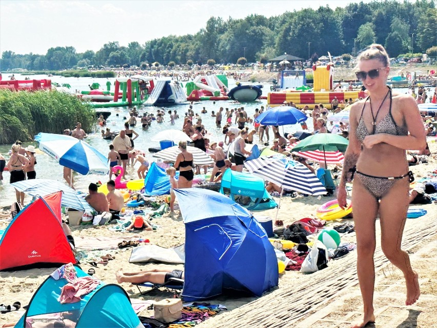Gorąca niedziela 9 lipca nad Jeziorem Tarnobrzeskim