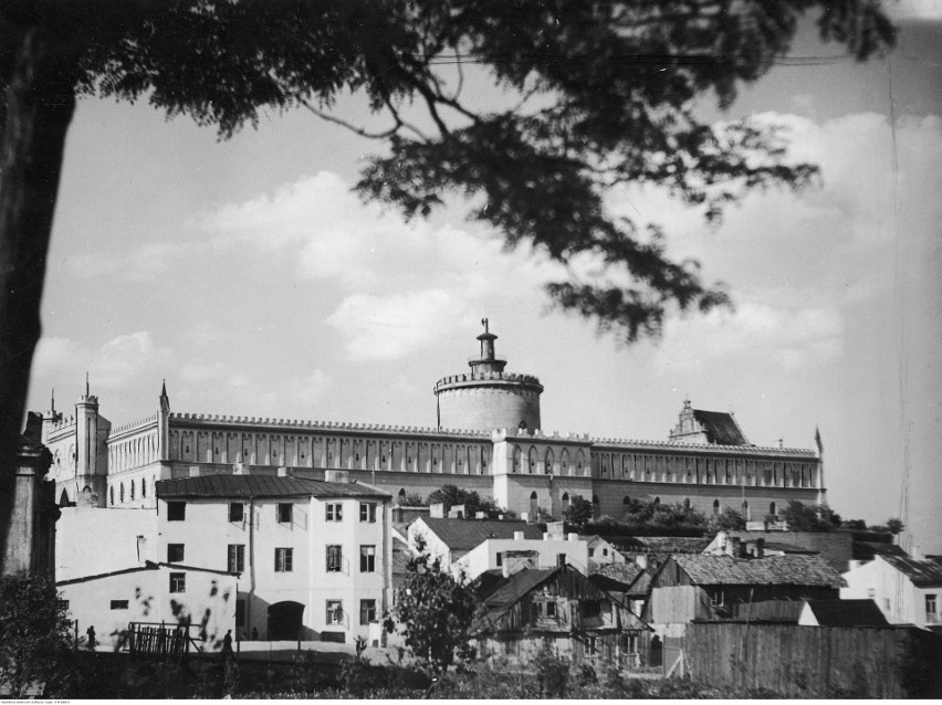 Zamek w Lublinie - widok zewnętrzny (1939-1945)