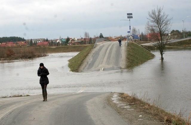 W niedzielę w Orliskach sporo osób chciało dostać się najkrótszą trasą do Gorzyc. Niestety, to było niemożliwe.
