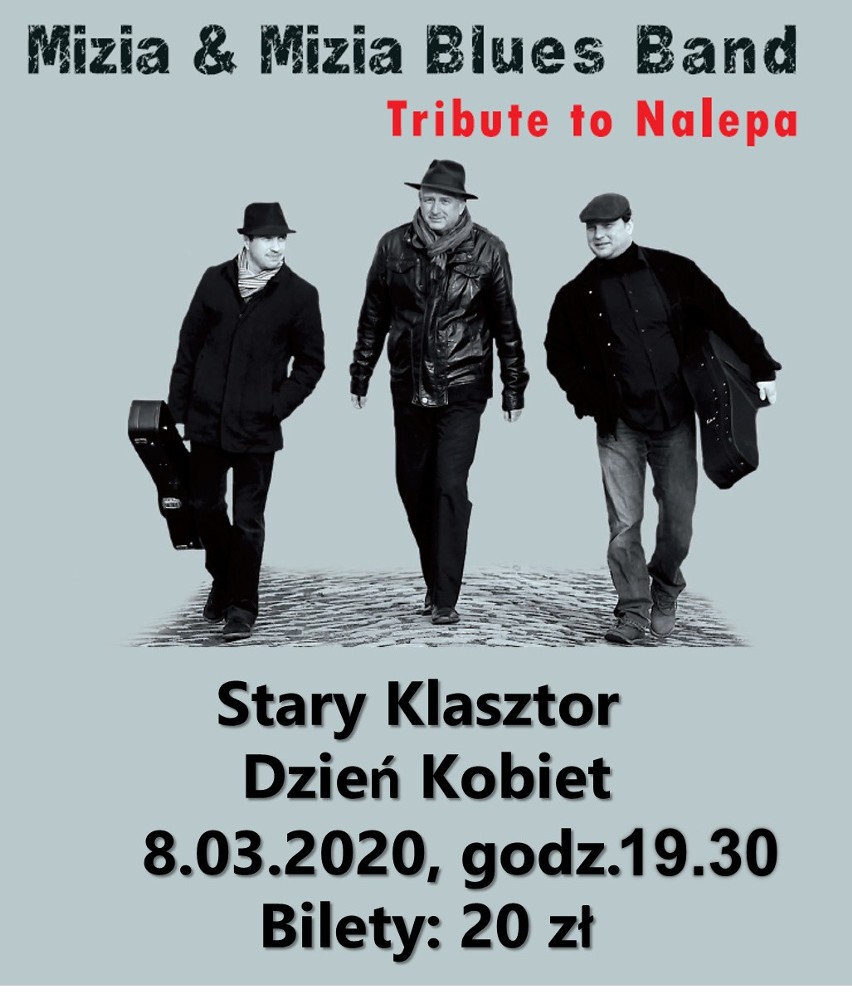 Dzień Kobiet w Starym Klasztorze! Koncert Mizia & Mizia Tribute to Nalepa i wyjątkowe menu restauracyjne. KONKURS