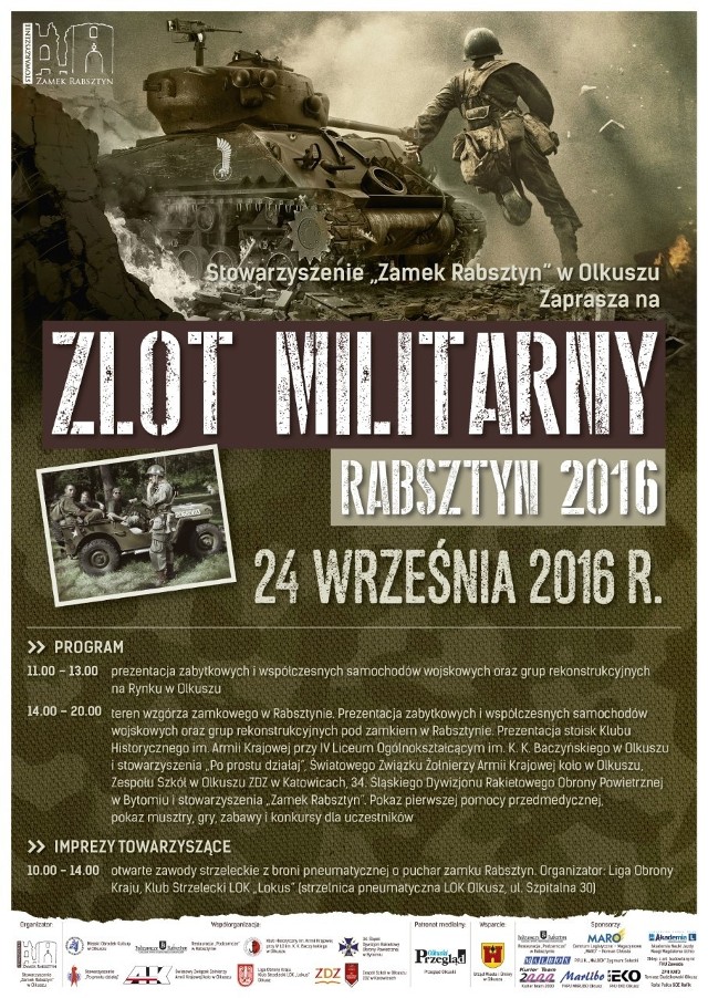 Olkusz. Zlot Militarny – Rabsztyn 2016 już 24 września!  [PROGRAM]
