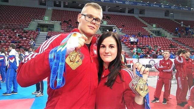 Bartosz Słodkowski i Karolina Konik na mistrzostwach Europy w Sofii postarali się aż o siedem medali.