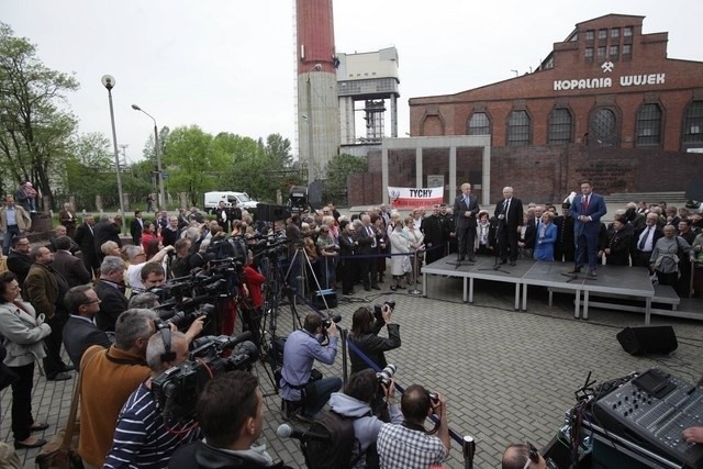 Jarosław Kaczyński w Katowicach