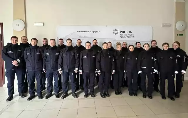 21 słuchaczy ze Szkoły Policji w Słupsku odbywa praktykę zawodową w Koszalinie.