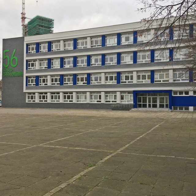 Szkoła Podstawowa nr 56 przy ul. Malczewskiego w Szczecinie.