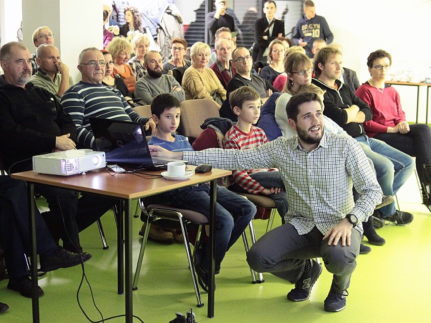 Mikołaj Dulęba opowiadał i pokazywał zdjęcia z wyprawy na...