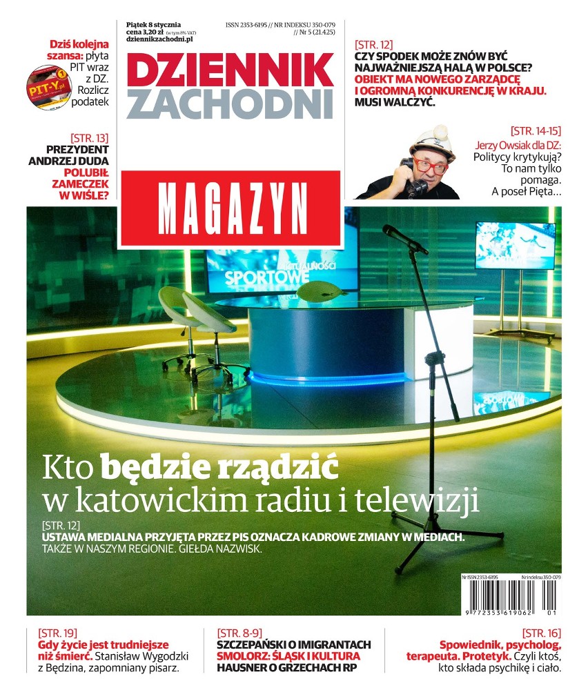 Zobacz, alternatywne okładki piątkowego magazynu Dziennika Zachodniego 8.01.2016