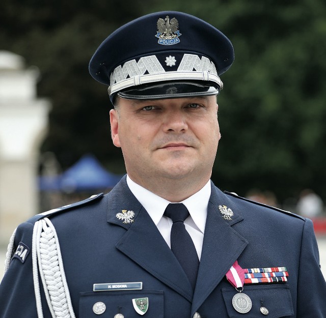 Henryk Moskwa, komendant wojewódzki policji na Podkarpaciu.