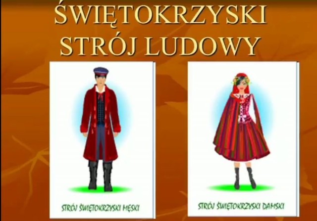 Zobaczcie świętokrzyskie stroje ludowe tak, jak je widzą dzieci z Brodów. Prace plastyczne przedstawiające świętokrzyski strój ludowy wykonały dzieci z zespołu Bystra Woda w ramach warsztatów realizowanych z projektu "W Bystrej Wodzie FAJNIE JEST! - spotkania z e-kulturą, realizowanego przez Centrum Kultury i Rekreacji w Brodach.Zobaczcie na kolejnych slajdach jak dzieci widzą nasz strój ludowy>>>