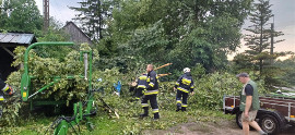 Burze w województwie podlaskim 11.07.2024 - skutki i utrudnienia