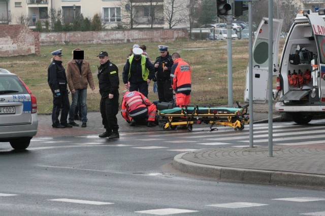 Potrącił rowerzystę na Kniaziewicza w Słupsku.