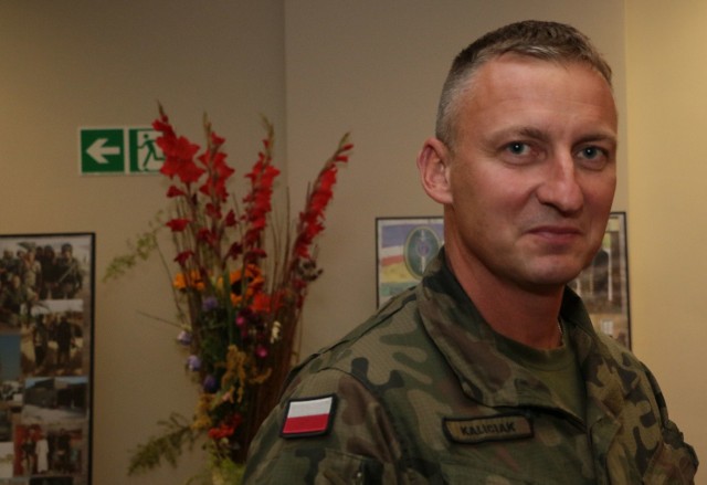 PPłk Grzegorz Kaliciak jest pierwowzorem kapitana Kalickiego z filmu "Karbala"