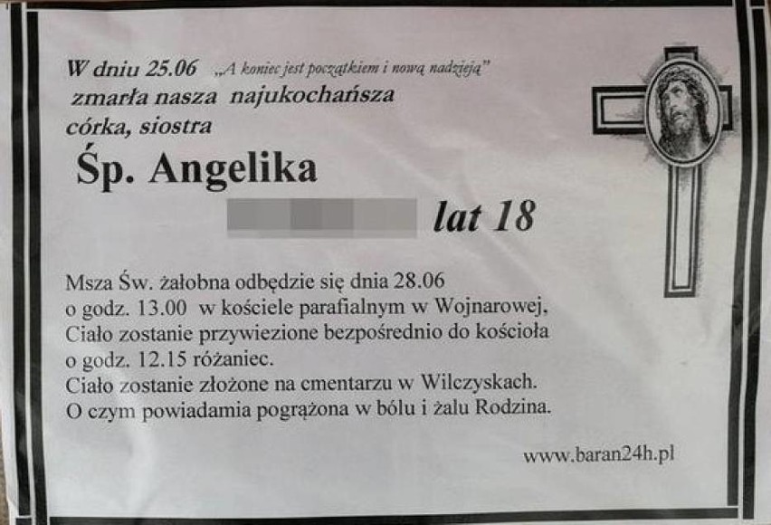 Nie ma winnego wypadku, w którym zginęła Angelika, a matka nie otrzymała nawet odszkodowania za śmierć córki