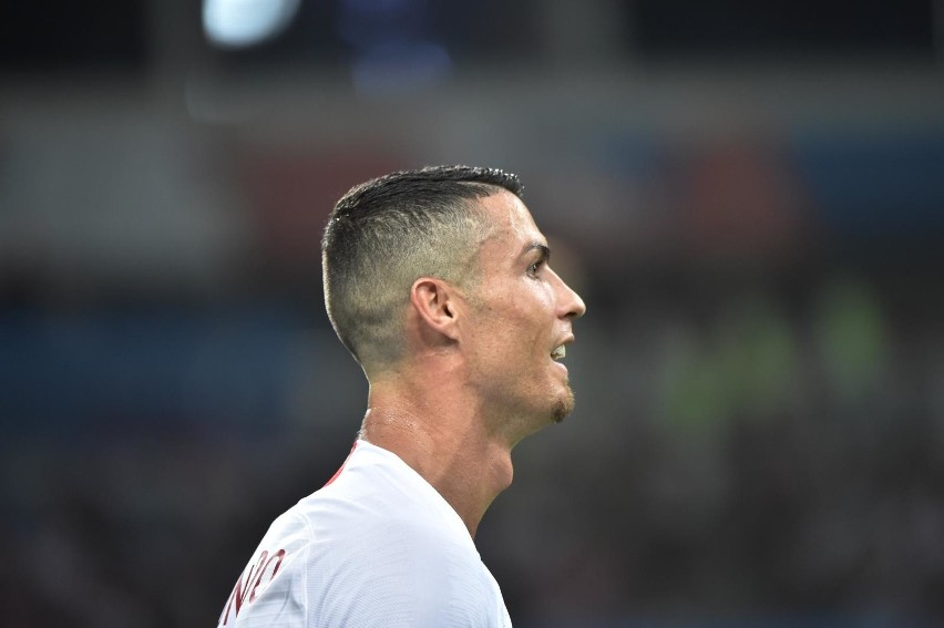 Cristiano Ronaldo podczas mistrzostw świata w Rosji