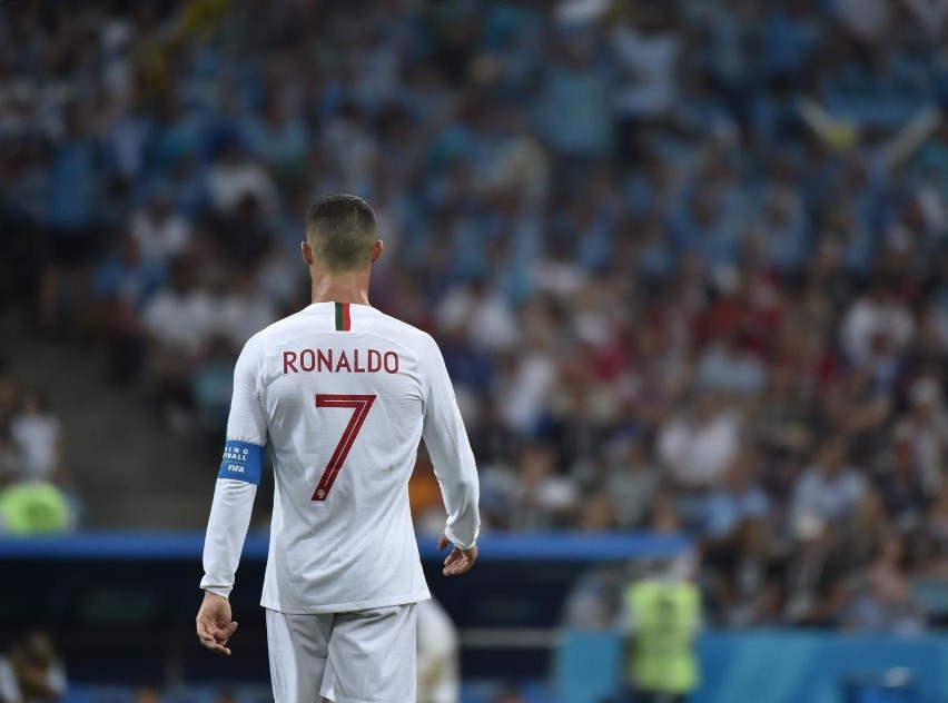Cristiano Ronaldo podczas mistrzostw świata w Rosji